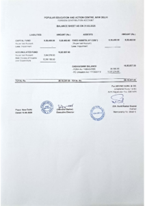 Audit Report FCRA FY 2024-25